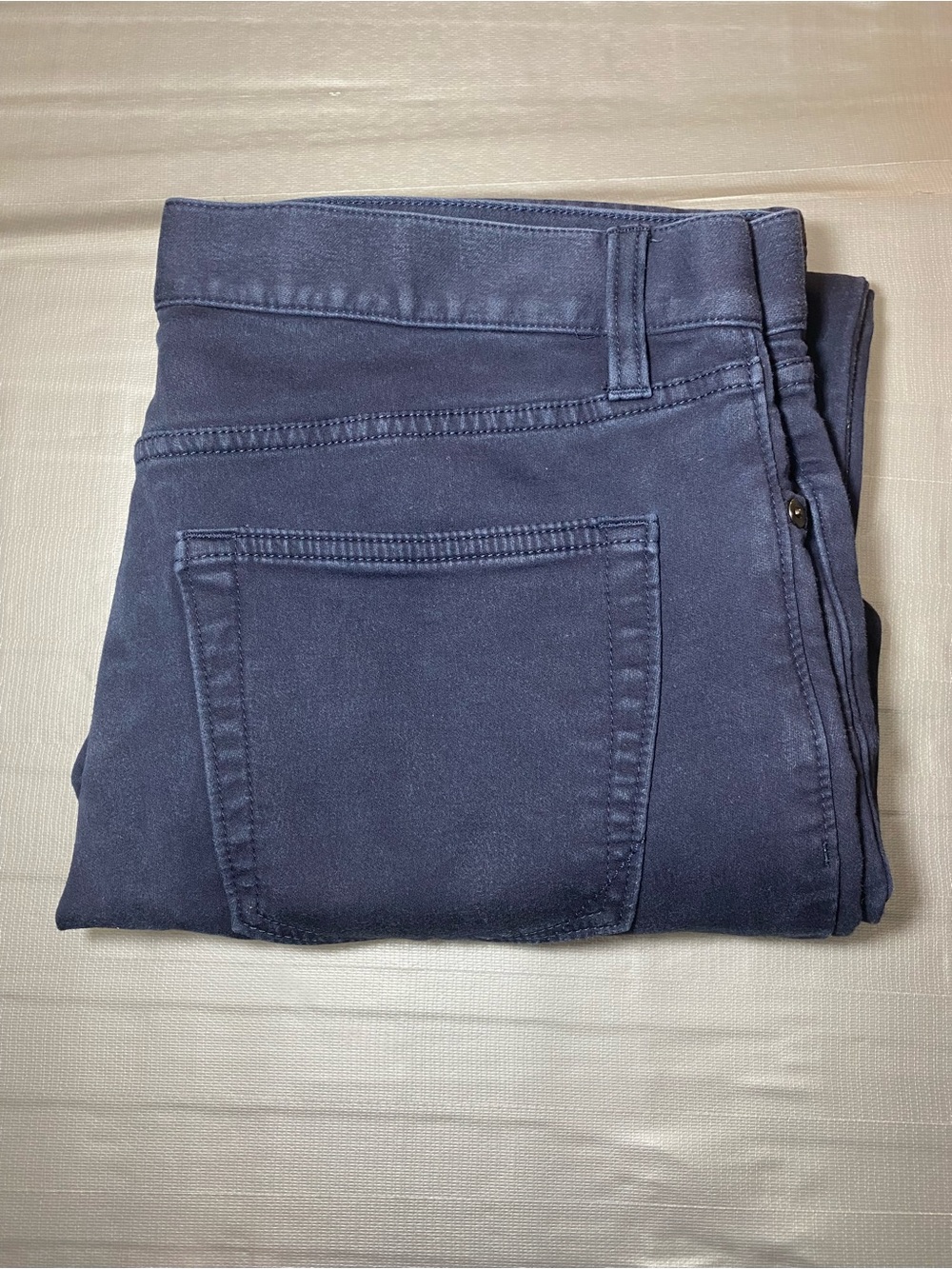Banana Republic Traveler Men’s Navy Slim Straight Flat Front Stretch Pants 32x30